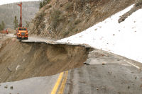 West side looking east