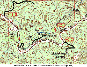 New Small Buckhorn Map